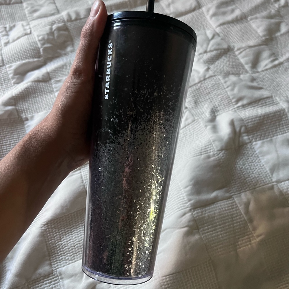 Starbucks Black Glitter Tumbler